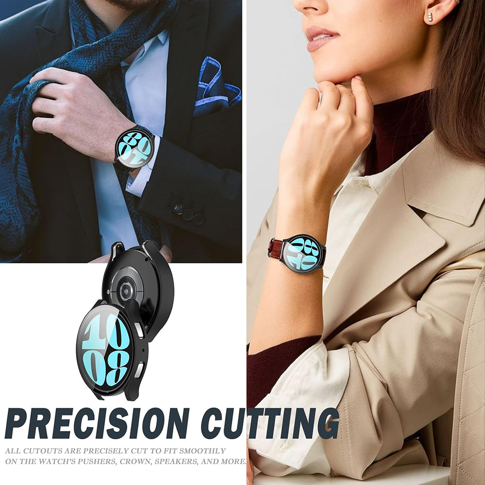Capa Techsuit Defense360 Pro para Samsung Galaxy Watch6 44mm, Preta
