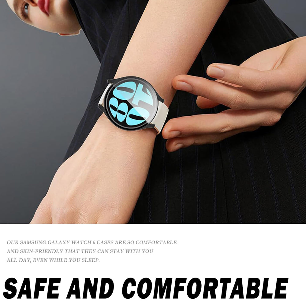 Capa Techsuit Defense360 Pro para Samsung Galaxy Watch6 44mm, Preta