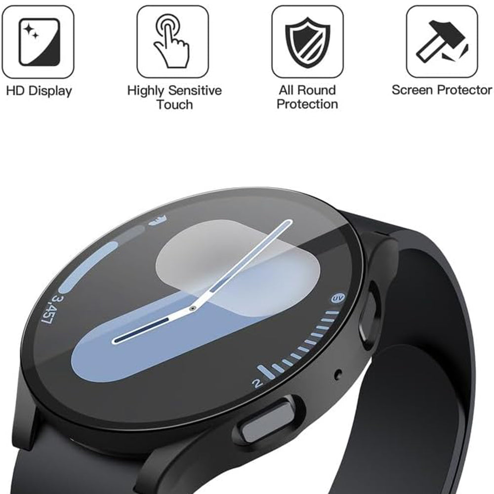 Capa Techsuit Defense360 Pro para Samsung Galaxy Watch7 40mm, Preta