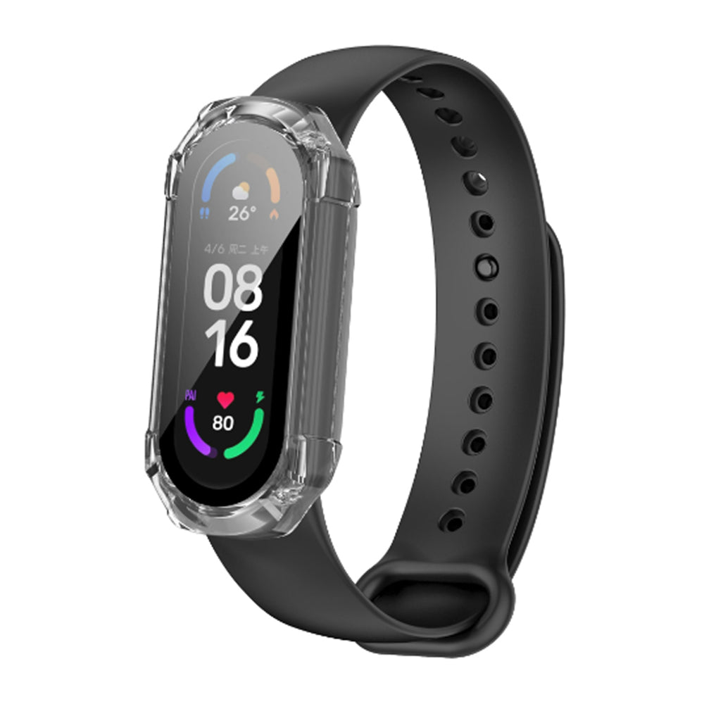Capa Techsuit Defense360 Pro para Xiaomi Smart Band 6 / Band 5 / Band 4, Transparente