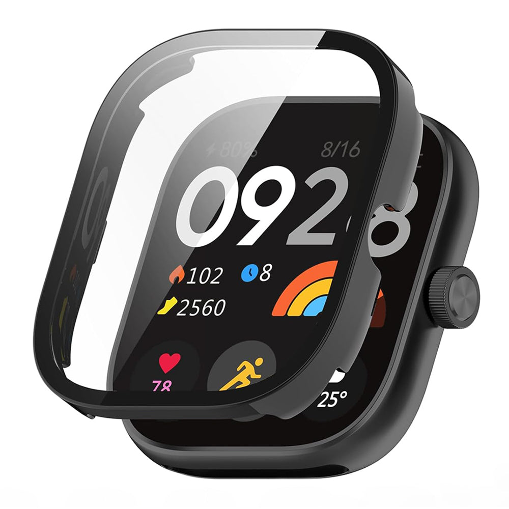 Capa Techsuit Defense360 Pro para Xiaomi Redmi Watch 4, Preta