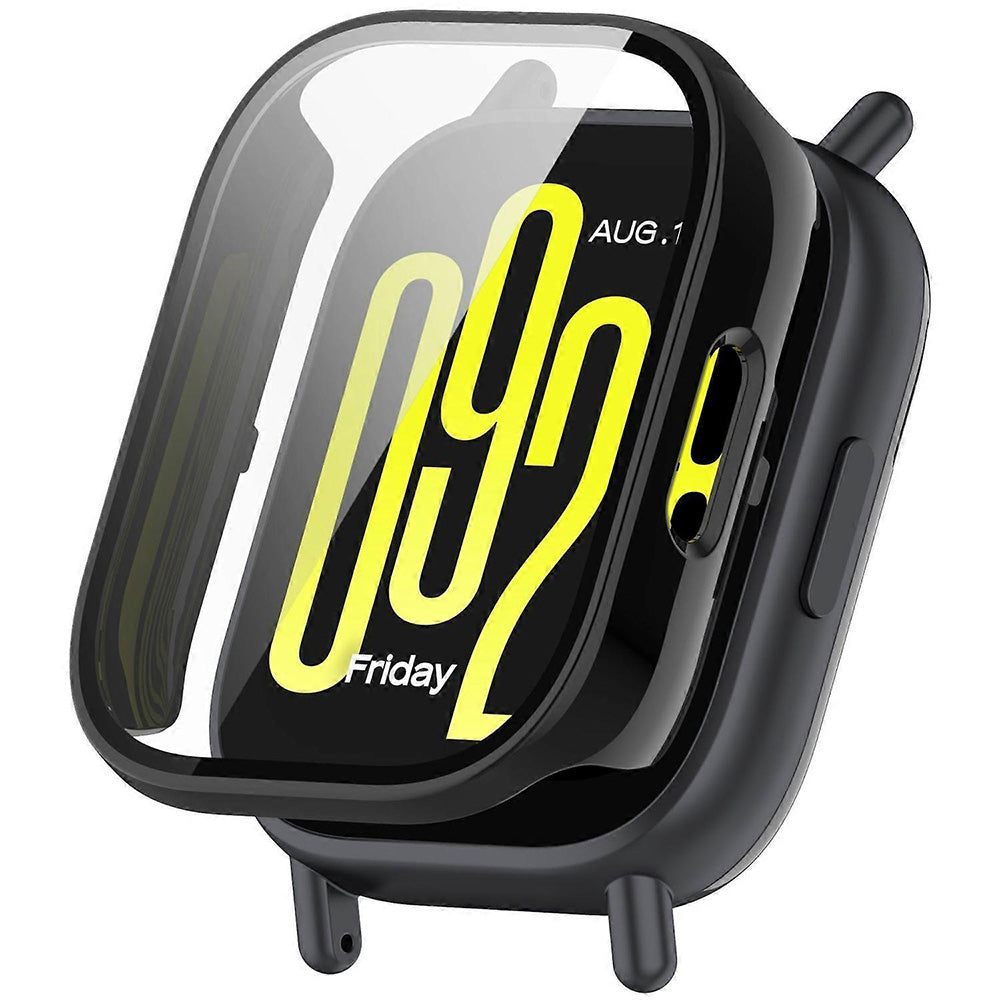 Capa Techsuit Defense360 Pro para Xiaomi Redmi Watch 5 Active, Preta