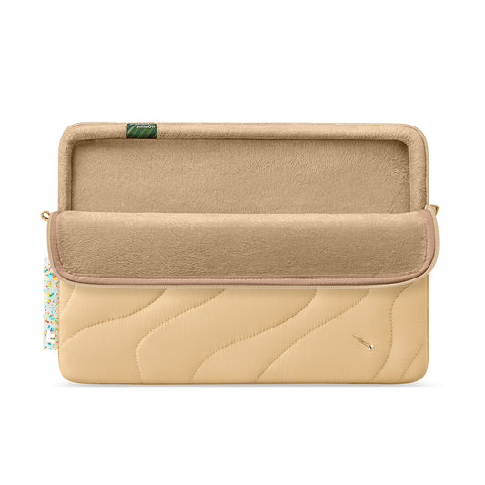 Capa Tomtoc Terra para Laptop 14 polegadas, Creme