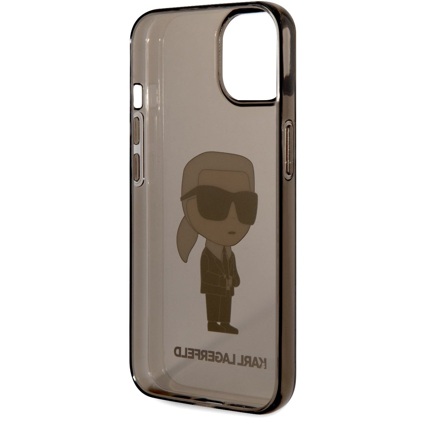 Capa para Apple iPhone 14 Plus, Karl Lagerfeld, IML Ikonik NFT, Preta Transparente