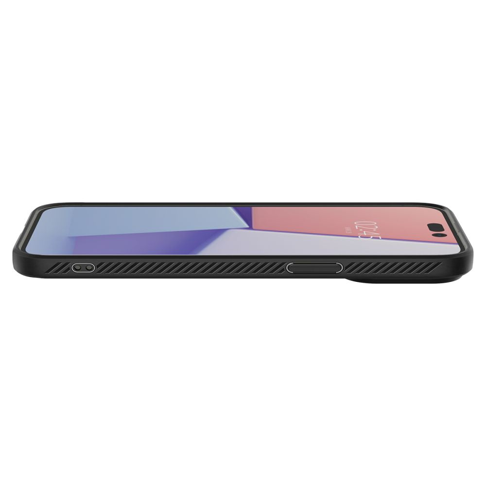 Capa para Apple iPhone 14 Pro Max, Spigen, Liquid Air Matte, Preta ACS04813