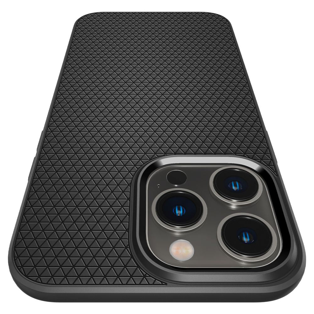 Capa para Apple iPhone 14 Pro Max, Spigen, Liquid Air Matte, Preta ACS04813
