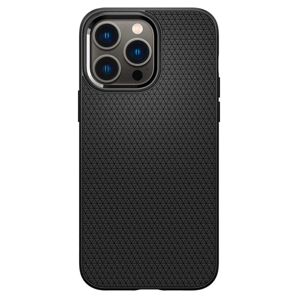 Capa para Apple iPhone 14 Pro Max, Spigen, Liquid Air Matte, Preta ACS04813