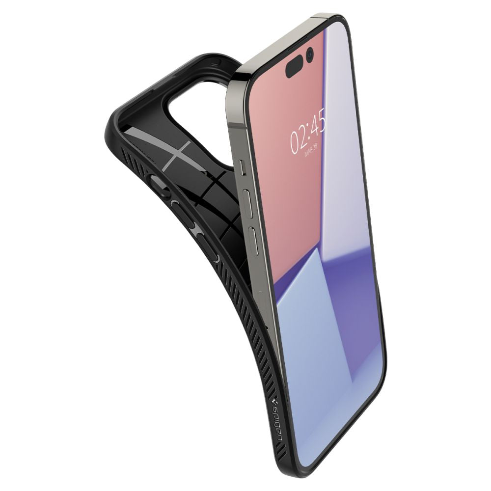 Capa para Apple iPhone 14 Pro Max, Spigen, Liquid Air Matte, Preta ACS04813