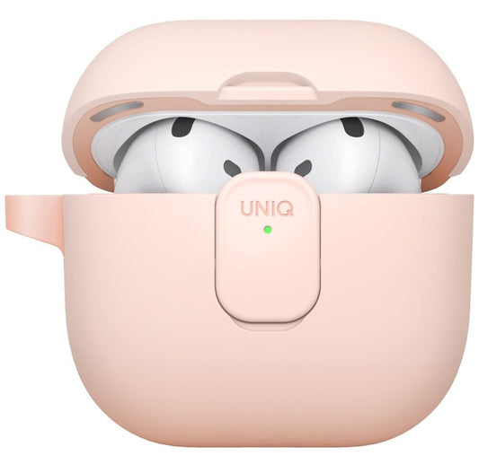Capa UNIQ Clyde para Apple AirPods 4, Coral
