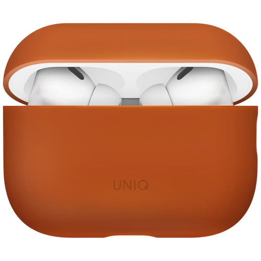 Capa UNIQ Lino para Apple AirPods Pro 3, Laranja