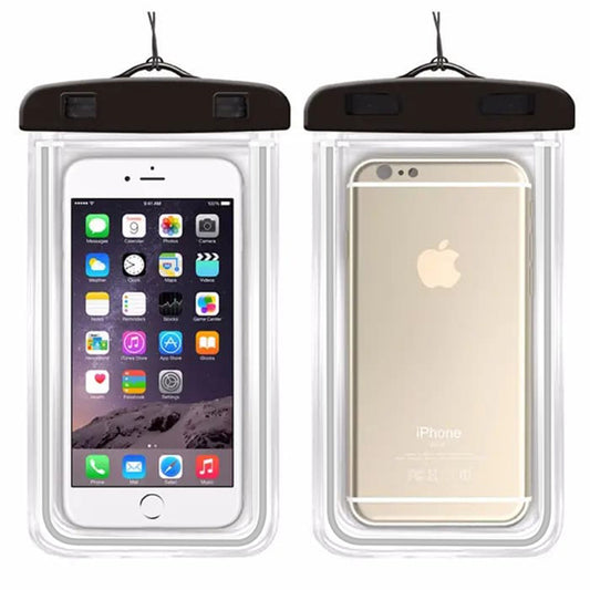 Capa Universal à Prova d'Água para Telemóvel máx. 6.5 polegadas, Techsuit, Preta