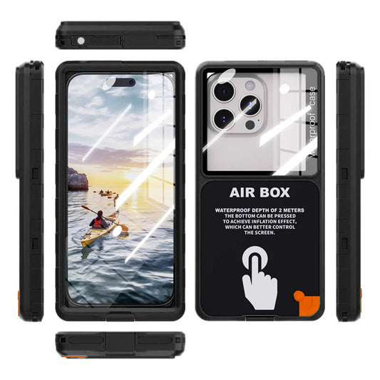 Capa Universal Impermeável para Telemóvel máx. 6,9 polegadas, ShellBox, AirBox, Preta