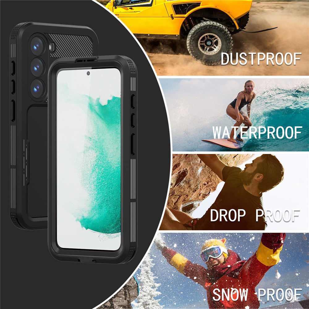 Capa Waterproof para Samsung Galaxy S26 Plus S947, ShellBox, Preta