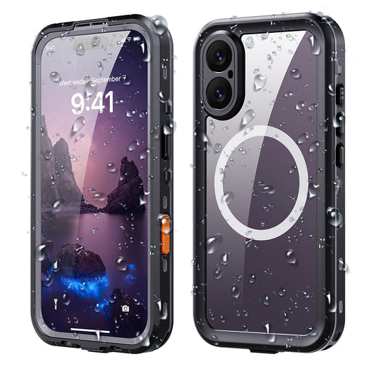 Capa Waterproof para Apple iPhone 17, ShellBox, Preta