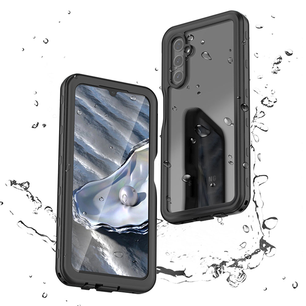 Capa à prova de água para Samsung Galaxy A17 4G / A17 5G, ShellBox, Preta