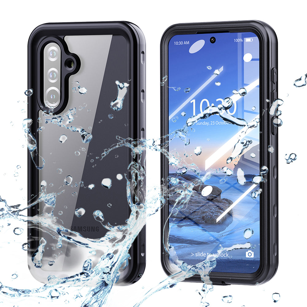 Capa à prova de água para Samsung Galaxy A36 A366, ShellBox, Preta