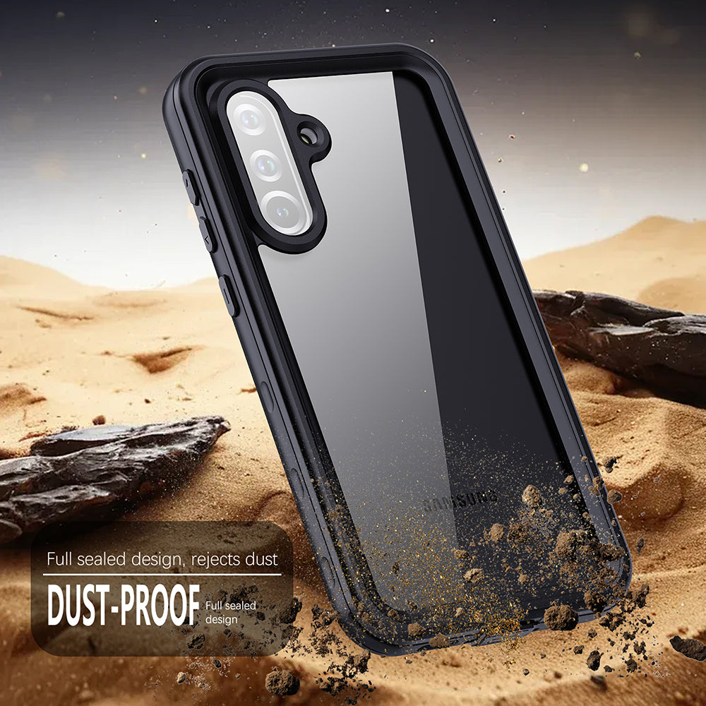 Capa à prova de água para Samsung Galaxy A36 A366, ShellBox, Preta