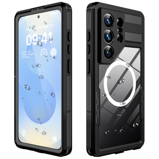 Capa Waterproof para Samsung Galaxy S26 Ultra, ShellBox, Preta