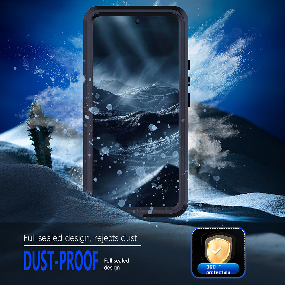 Capa à prova de água para Xiaomi Poco X7 / Redmi Note 14 Pro 5G, ShellBox, Preta