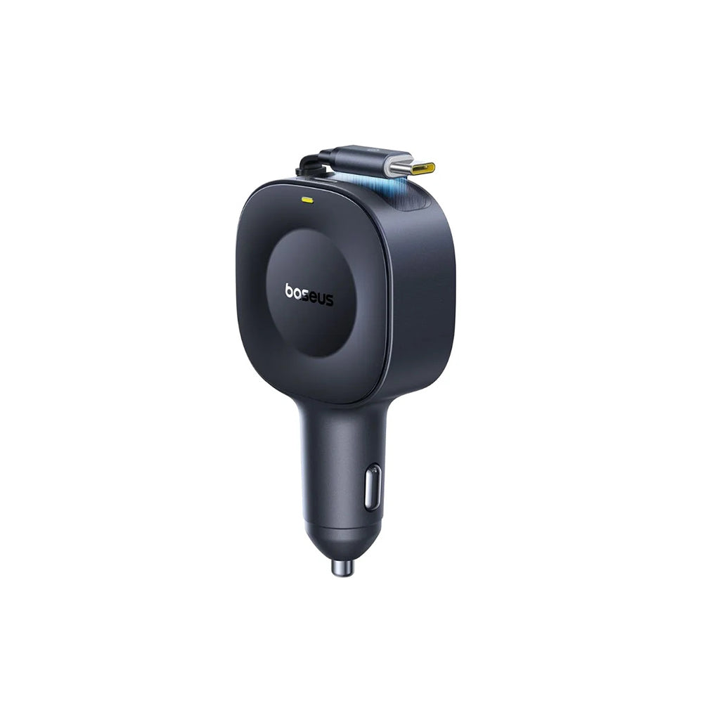 Carregador Auto com Cabo USB-C Baseus PrimeTrip VR2, 30W, 3A, 1 x USB-C, Preto C0206400