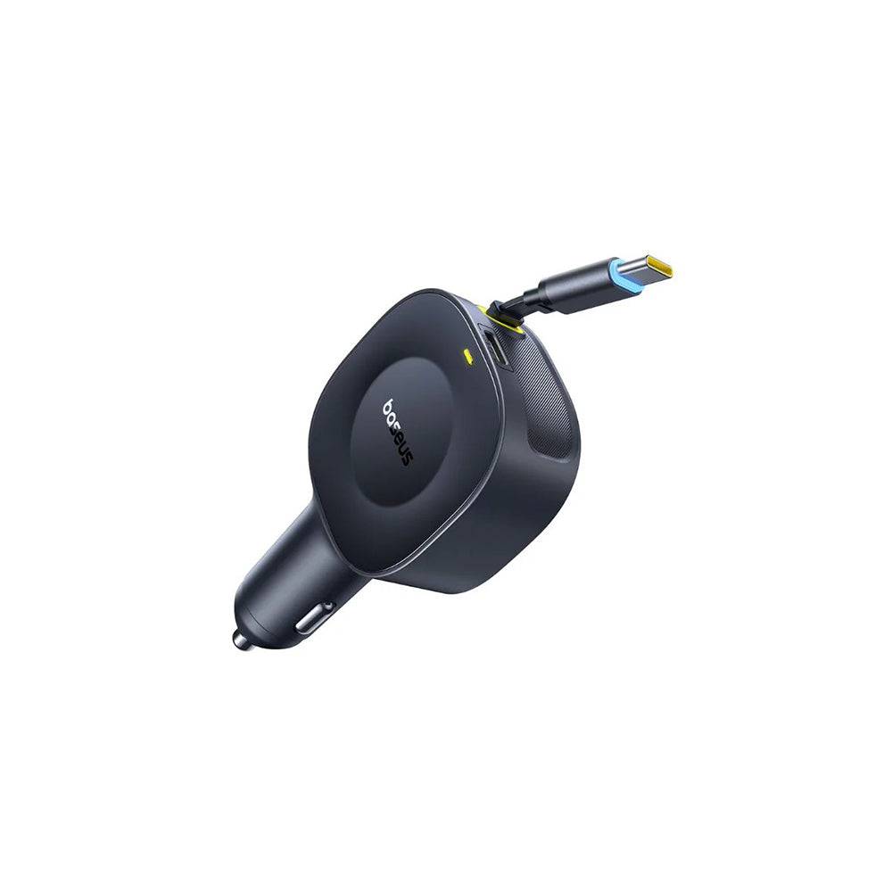 Carregador Auto com Cabo USB-C Baseus PrimeTrip VR2, 30W, 3A, 1 x USB-C, Preto C0206400