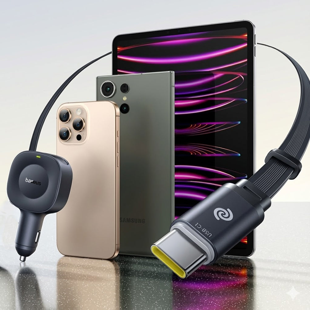 Carregador Auto com Cabo USB-C Baseus PrimeTrip VR2, 30W, 3A, 1 x USB-C, Preto C0206400