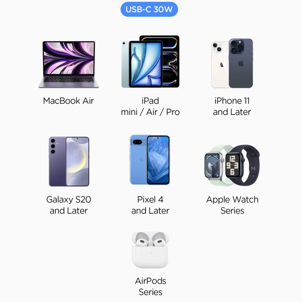 Carregador Auto Spigen EV301 Essential, 30W, 3A, 1 x USB-C, Preto ACP08699