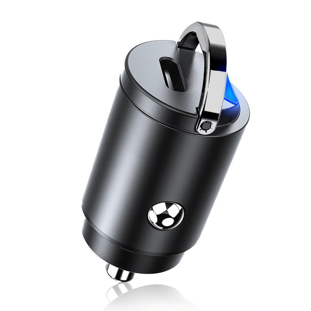 Carregador Auto Techsuit C5 NanoVolt, 30W, 3A, 1 x USB-C, Preto