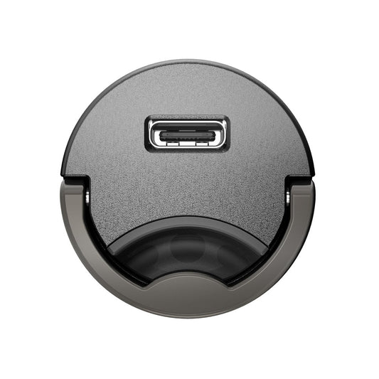 Carregador de isqueiro Baseus Star Mini, 30W, 5A, 1 x USB-C, cinzento VCHX-B0G