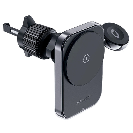 Carregador Auto Sem Fios Acefast D18 2em1, 15W, 1.67A, Preto