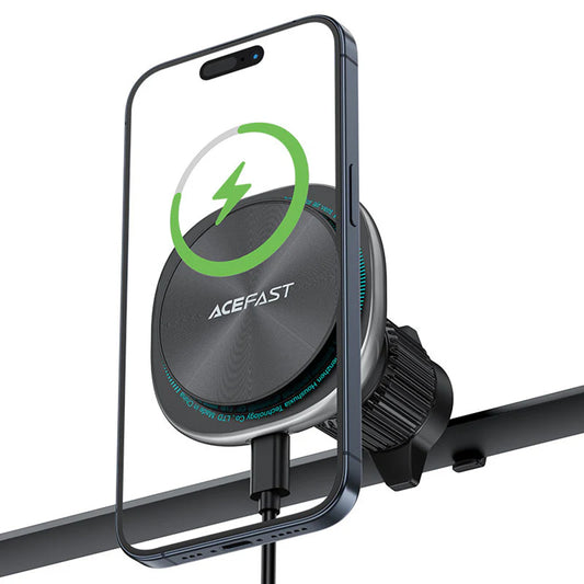 Carregador Auto Wireless Acefast D41, 15W, 1.67A, Prateado