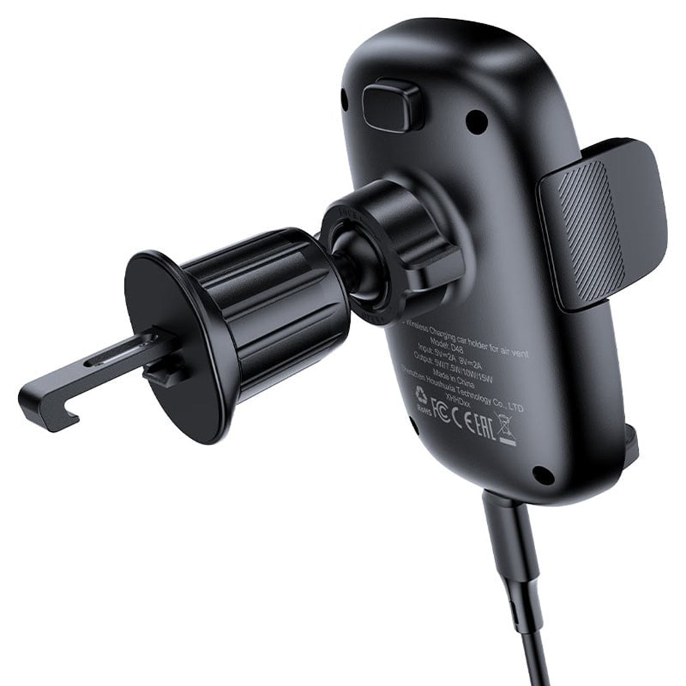 Carregador Auto Wireless Acefast D48, 15W, 1.67A, Preto