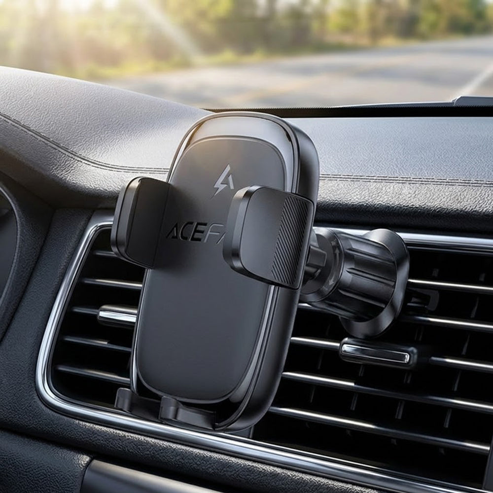 Carregador Auto Wireless Acefast D48, 15W, 1.67A, Preto