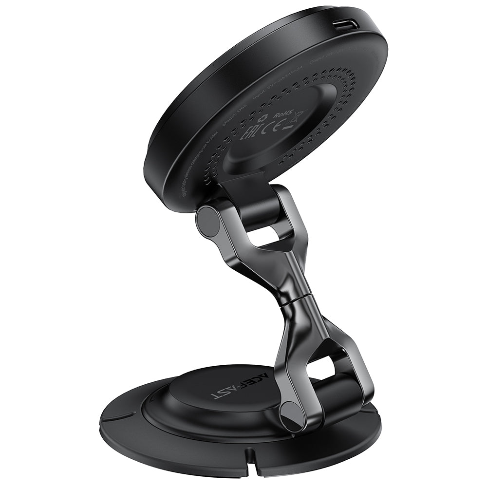 Carregador Auto Wireless Acefast D65, 15W, 1.67A, Preto