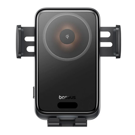 Carregador Automóvel Sem Fios Baseus Wisdom Pro Vent, 15W, 1.67A, Preto, Recondicionado C40381501123-00