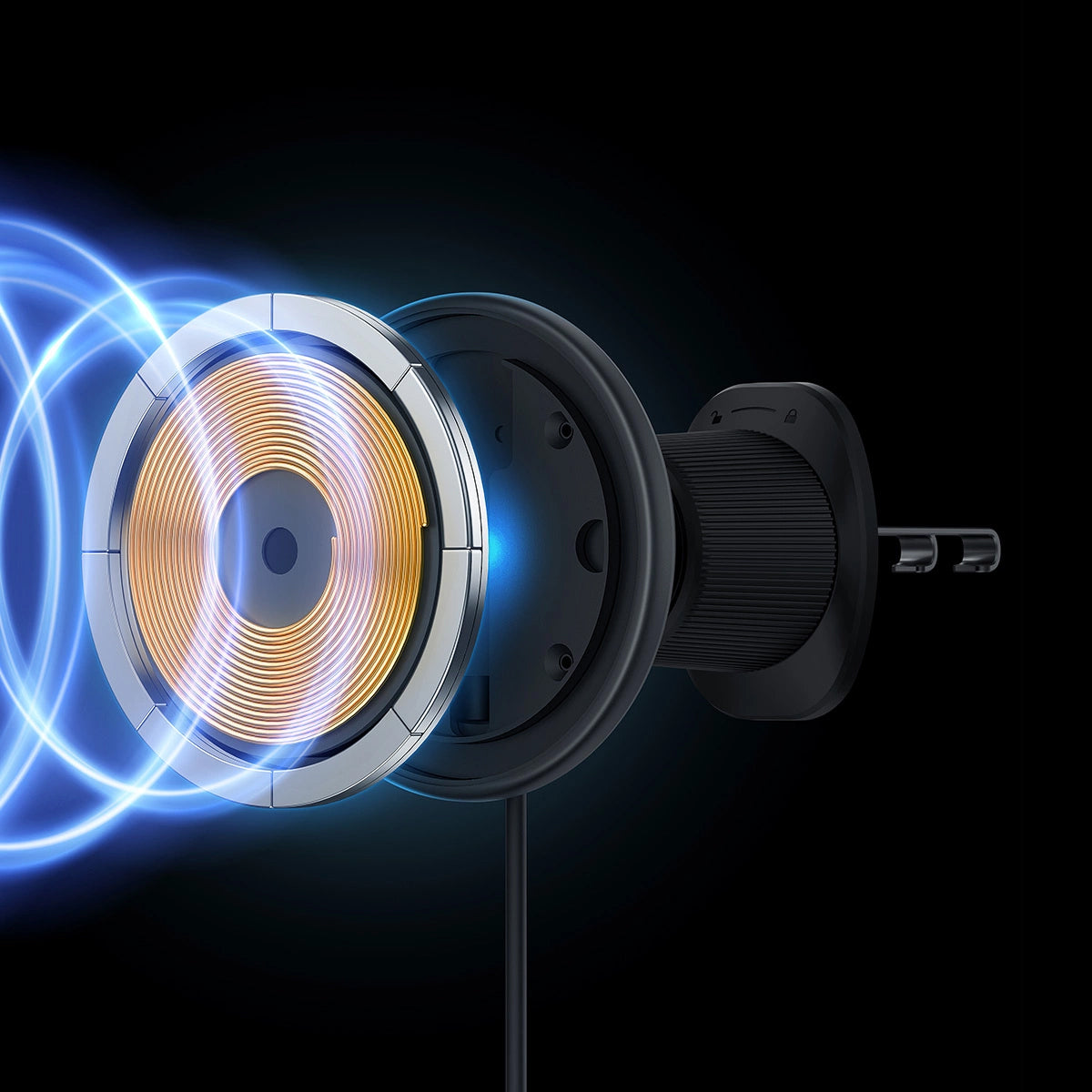 Carregador Auto Sem Fios Baseus CW01, 15W, 1.67A, Preto C40141001111-00