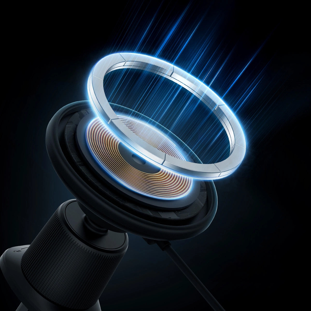 Carregador Auto Sem Fios Baseus CW01, 15W, 1.67A, Preto C40141001111-00