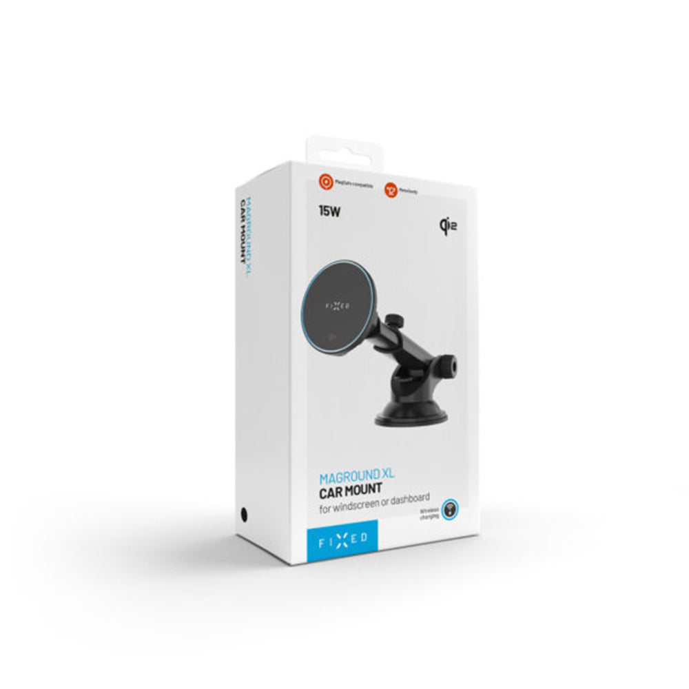Carregador Auto Wireless Fixed MagRound 2 XL, 15W, 1.67A, Preto