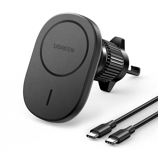 Carregador Auto Wireless UGREEN CD345 Vent, 15W, 1.67A, Preto