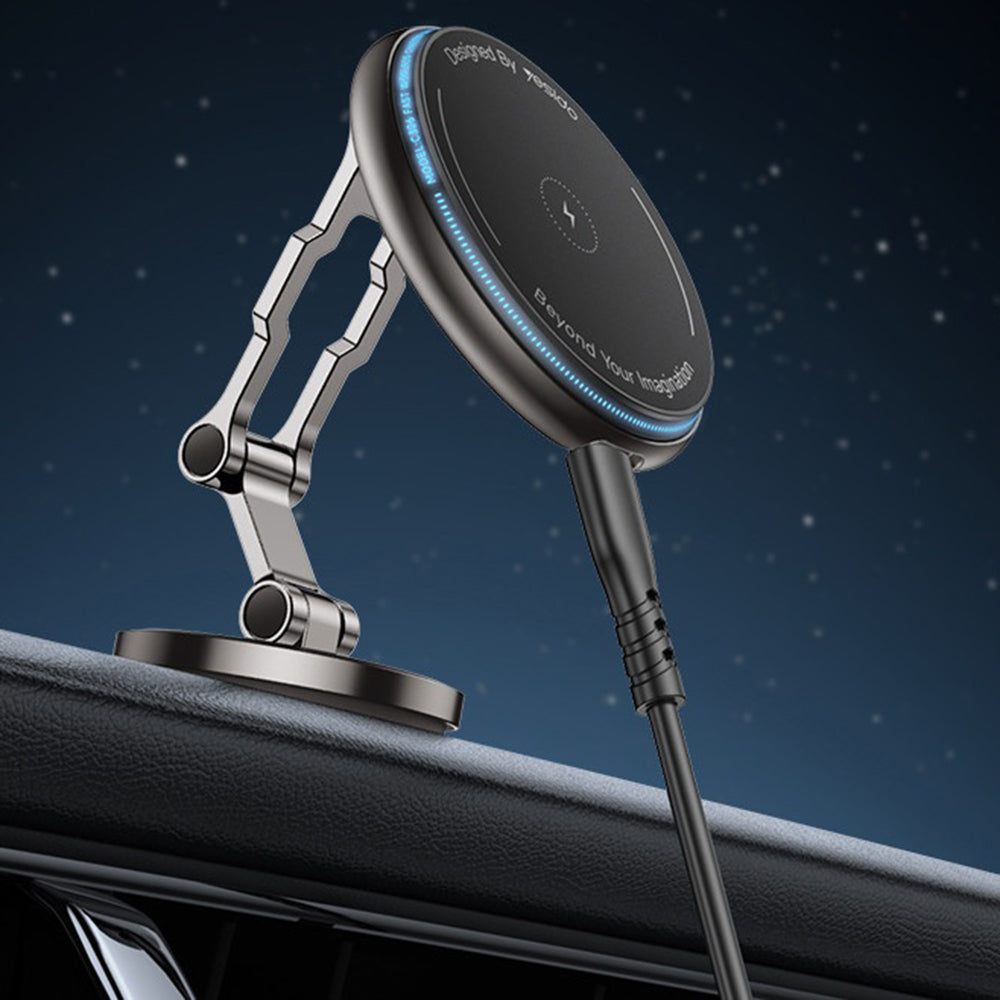 Carregador Auto Wireless Yesido C306, 15W, 1.67A, Preto