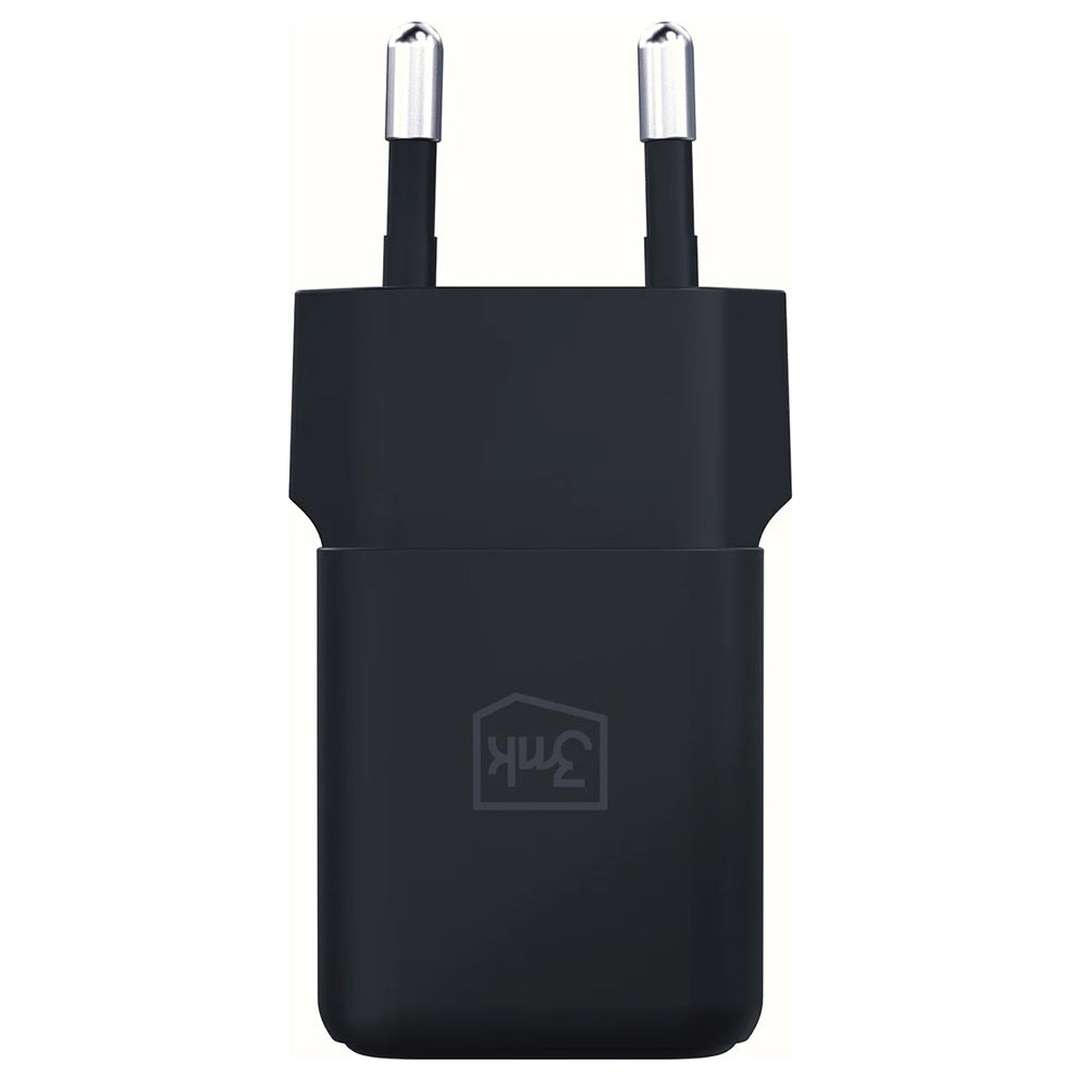Carregador de Rede 3MK Hyper, 20W, 3A, 1 x USB-A - 1 x USB-C, Preto