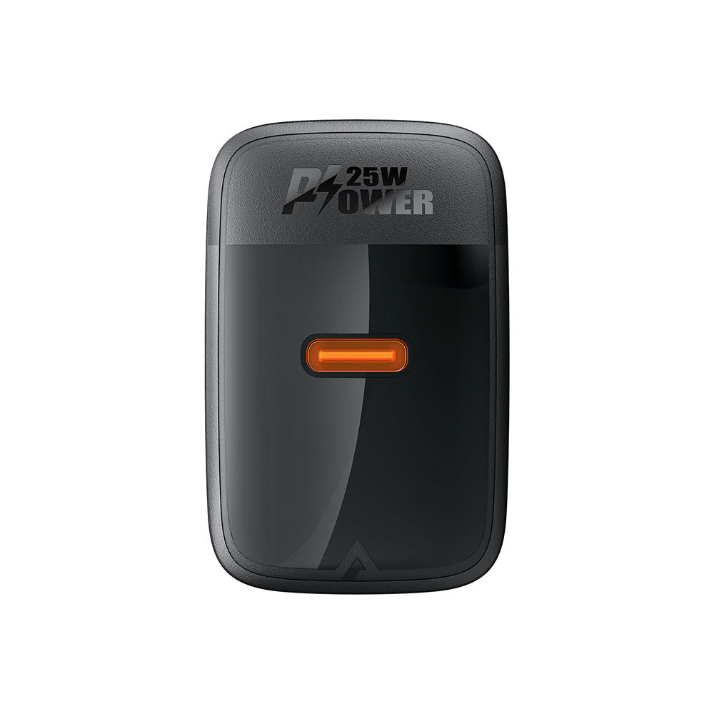 Carregador de Rede Acefast A104, 25W, 3A, 1 x USB-C, Preto