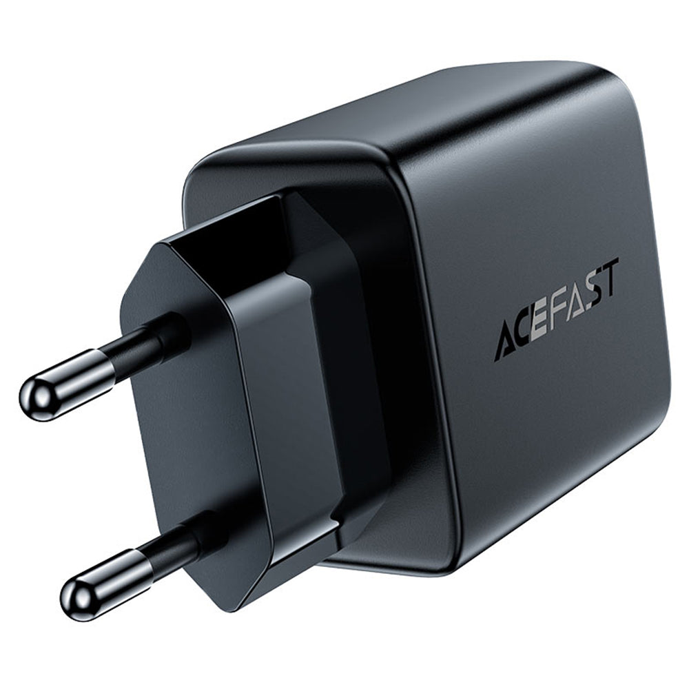 Carregador de Rede Acefast A33, 18W, 3A, 2 x USB-A, Preto