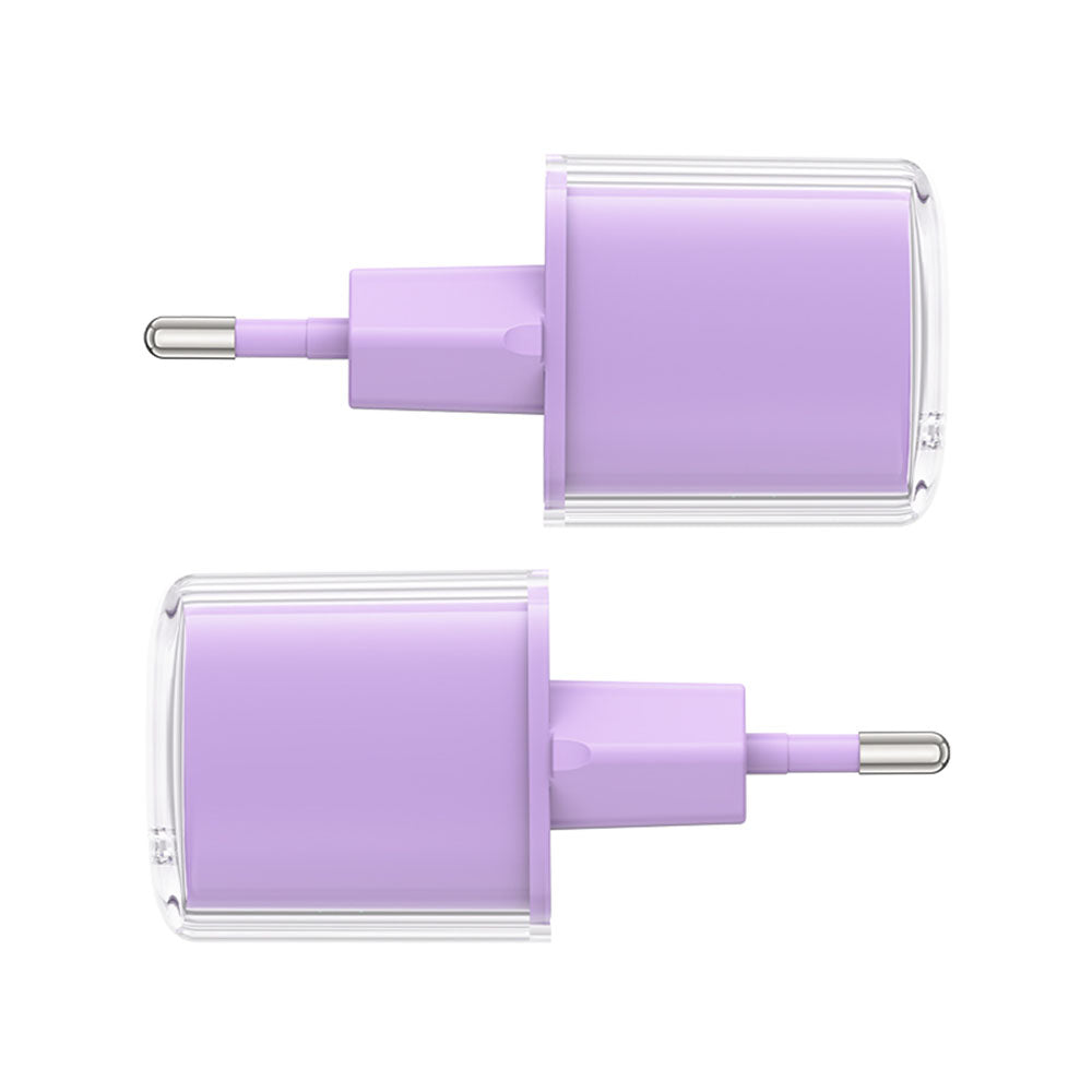 Carregador de Rede Acefast A53 Sparkling Display, 30W, 3A, 1 x USB-C, Roxo