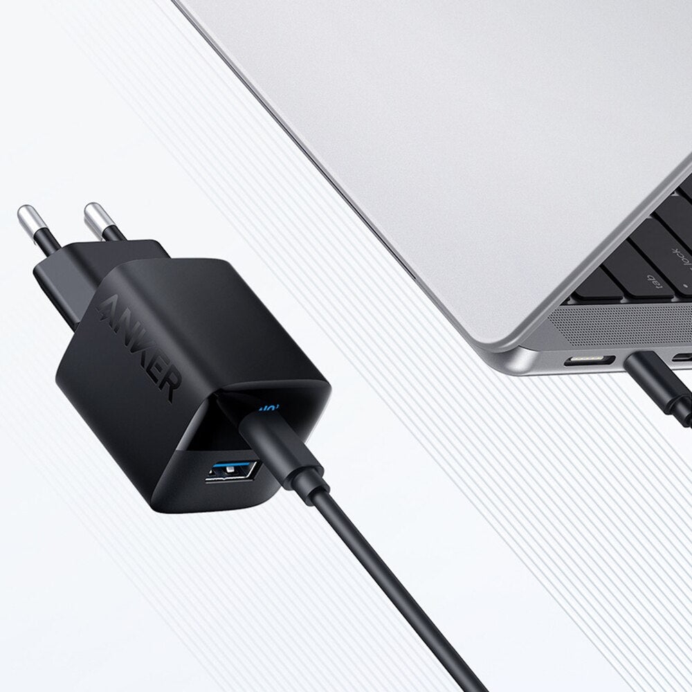 Carregador de rede Anker 323, 33W, 3A, 1 x USB-A - 1 x USB-C, preto A2331G11