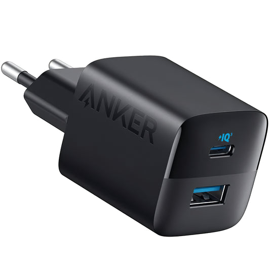 Carregador de rede Anker 323, 33W, 3A, 1 x USB-A - 1 x USB-C, preto A2331G11