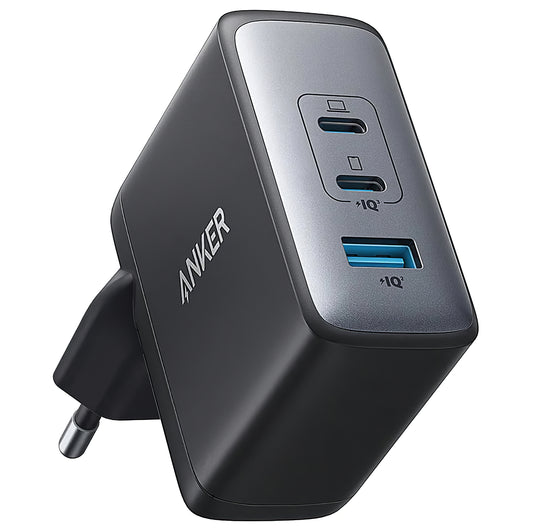 Carregador de rede Anker 736 Nano II, 100W, 3A, 1 x USB-A - 2 x USB-C, preto A2145G11