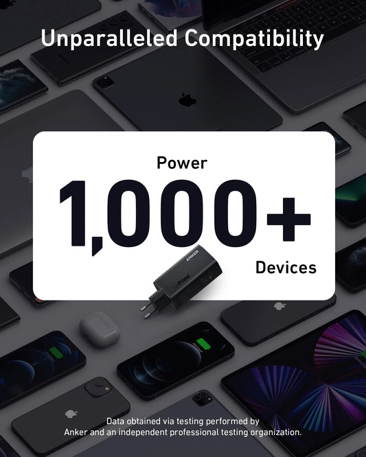 Carregador de rede Anker 737, 120W, 5A, 1 x USB-A - 2 x USB-C, preto