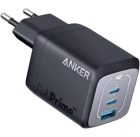 Carregador de rede Anker Prime, 67 W, 5 A, 1 x USB-A - 2 x USB-C, preto A2669313