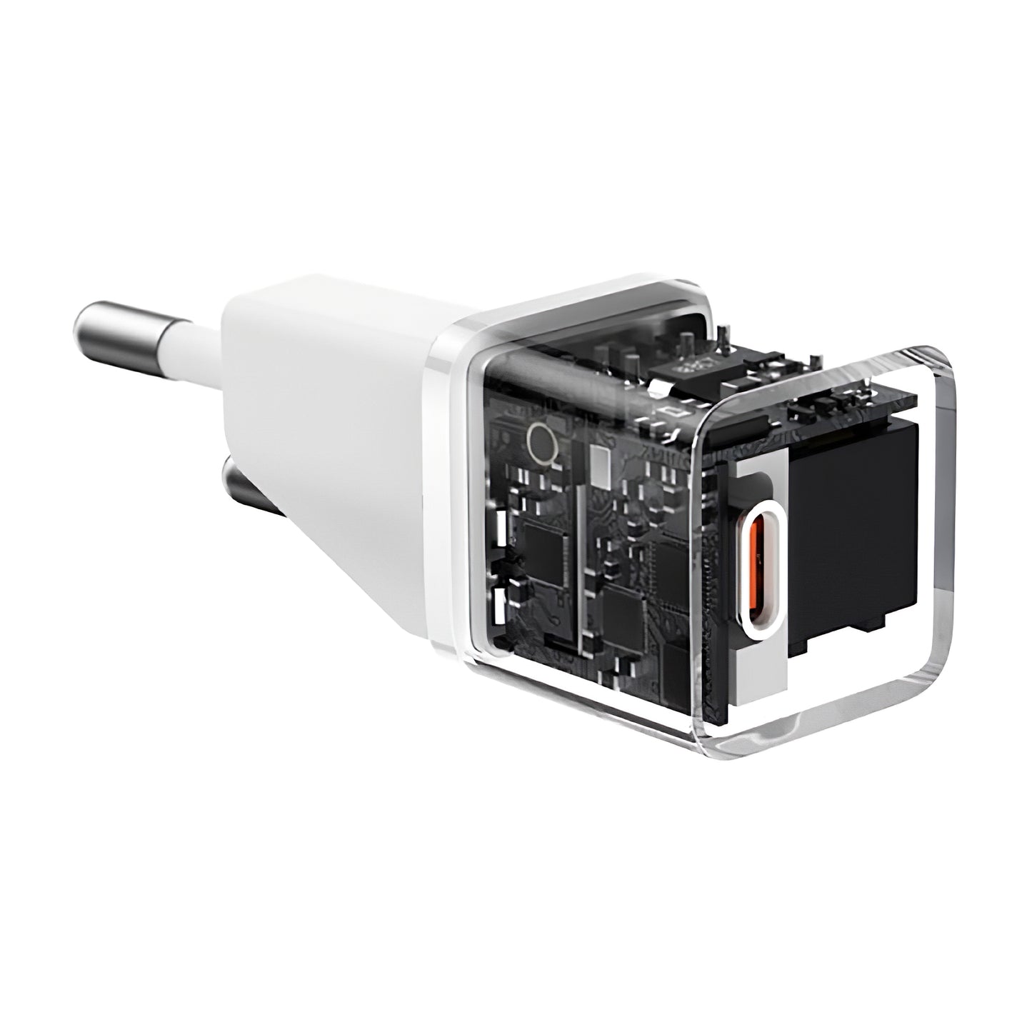 Carregador de rede GaN5S Baseus GaN5S, 20W, 3A, 1 x USB-C, branco P1016250503213-00